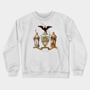 1876 New York Coat of Arms Crewneck Sweatshirt